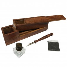 Traveling Writing Box Kit10″ Colonial Distressed Wood 