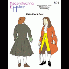 Coat 1730-1740s Frock Pattern 10 % OFF MSRP