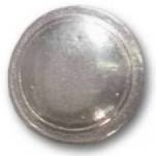 Domed w Rim Pewter 3/4" Button