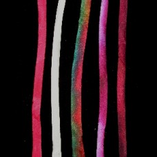 7/16 inch Hand Dyed Silk Ribbon